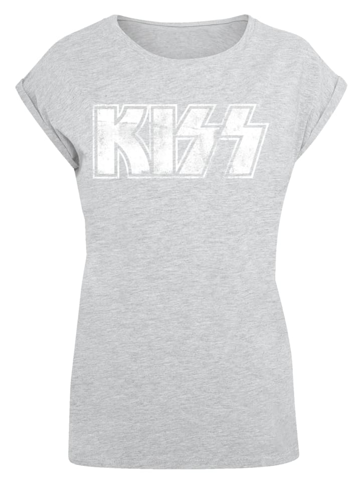 Футболка с удлиненным плечом и винтажным логотипом рок-группы Kiss в сером пестром цвете F4NT4STIC
Футболка с удлиненным плечом и винтажным логотипом рок-группы Kiss в сером пестром цвете F4NT4STIC