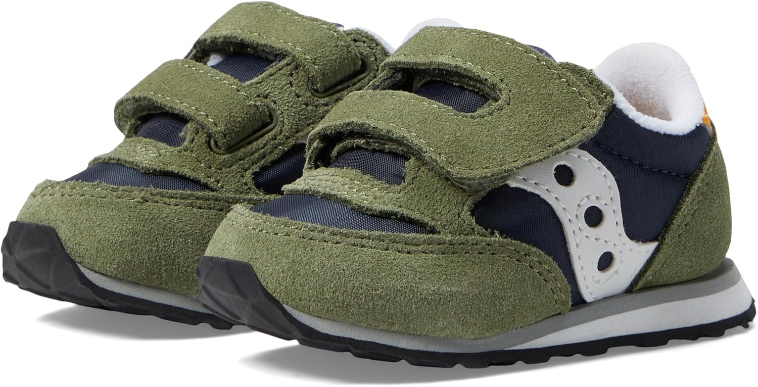 Кроссовки Saucony Unisex-Child Originals Jazz на липучке (для малышей/детей младшего возраста), синий/золотой/оливковый/темно-синий
Кроссовки Saucony Unisex-Child Originals Jazz на липучке (для малышей/детей младшего возраста), синий/золотой/оливковый/темно-синий