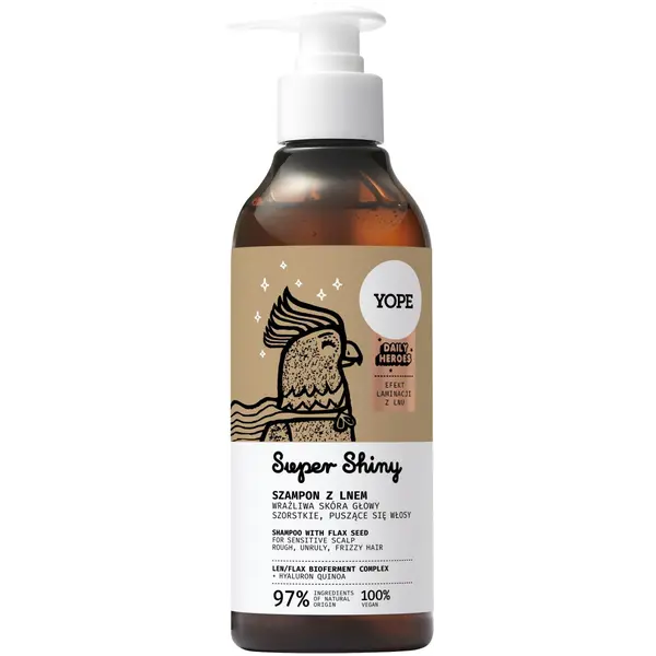 Шампунь для волос, 300 мл Yope Daily heroes super
Шампунь для волос, 300 мл Yope Daily heroes super