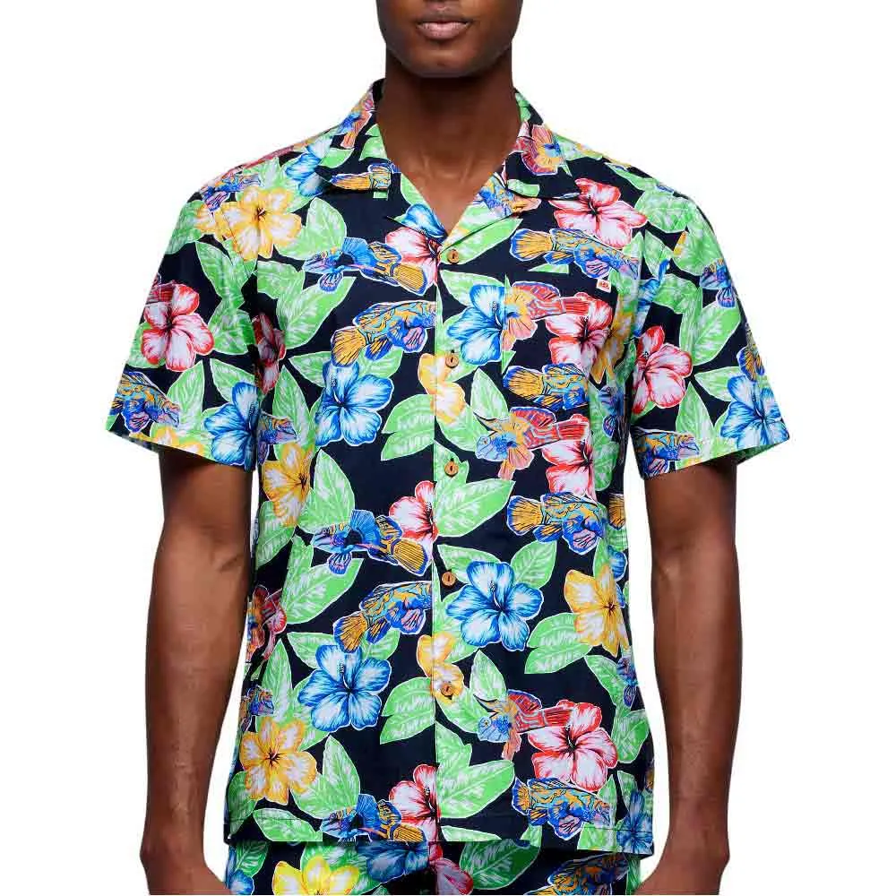 Рубашка с коротким рукавом Sundek Floreale all over, черный
Рубашка с коротким рукавом Sundek Floreale all over, черный