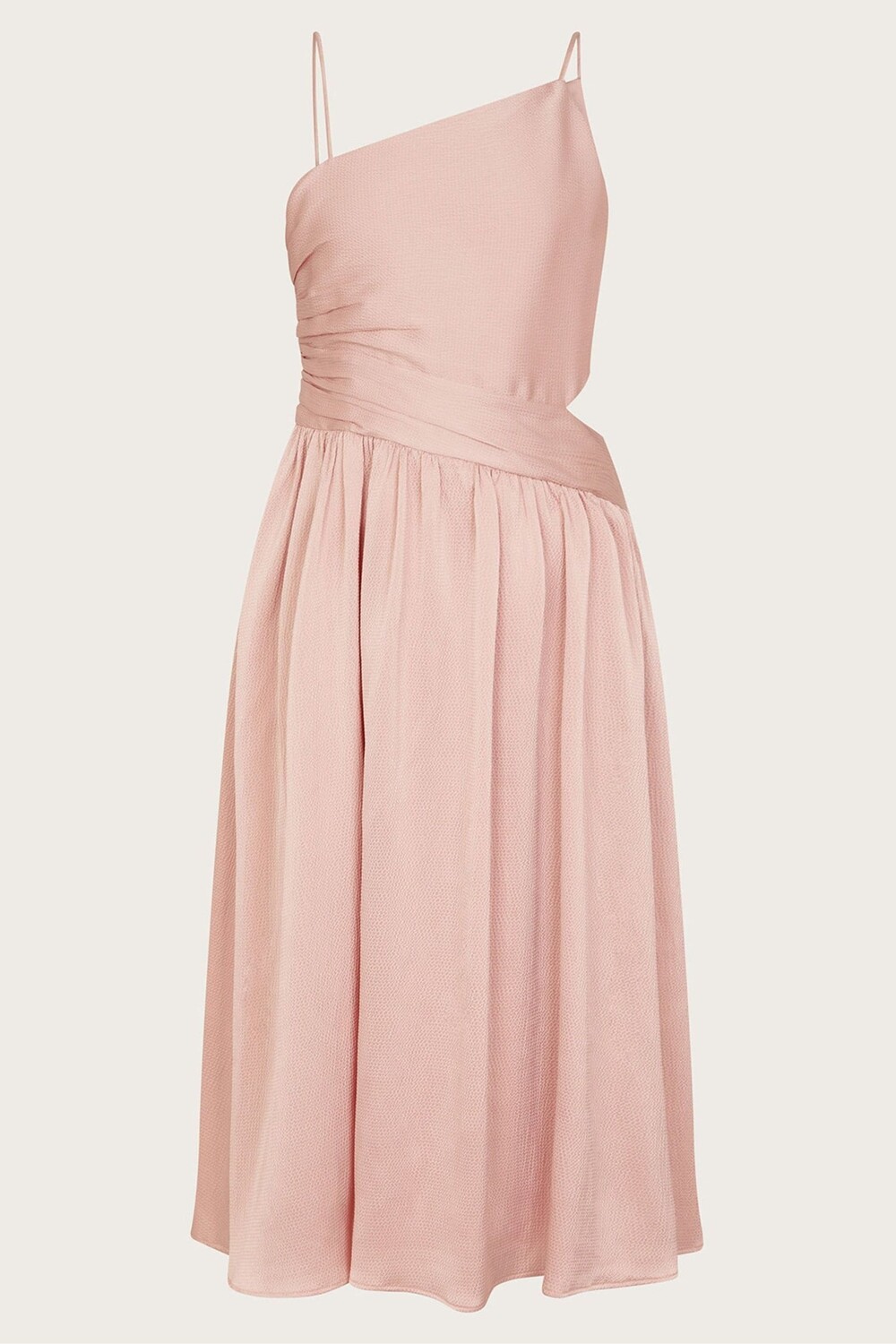 Атласное выпускное платье с вырезами Monsoon, розовый
Атласное выпускное платье с вырезами Monsoon, розовый