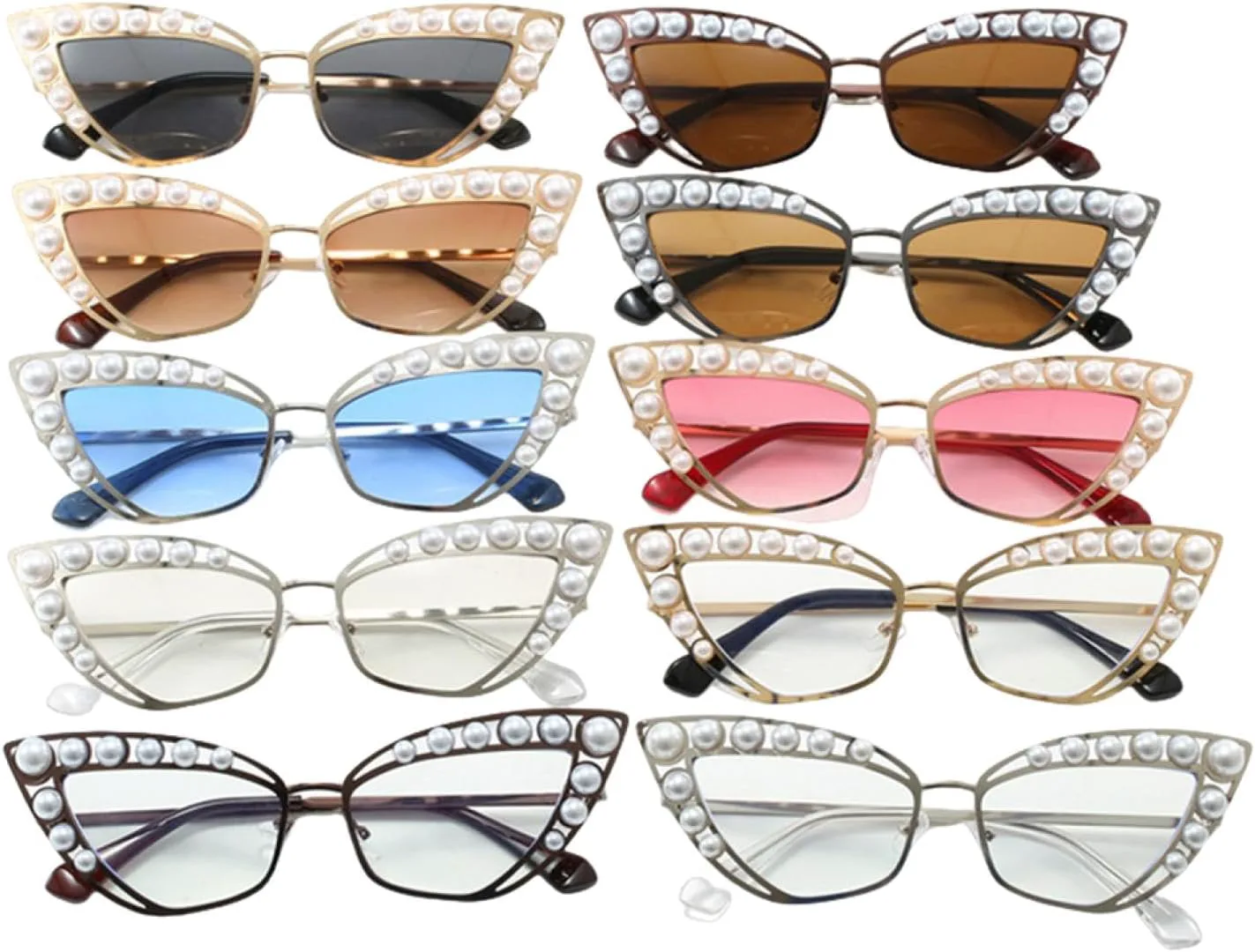 Роскошные модные солнцезащитные очки «кошачий глаз» в жемчужной металлической оправе для женщин. Модные женские солнцезащитные очки TKKTLLT, Silver-silver
Роскошные модные солнцезащитные очки «кошачий глаз» в жемчужной металлической оправе для женщин. Модные женские солнцезащитные очки TKKTLLT, Silver-silver