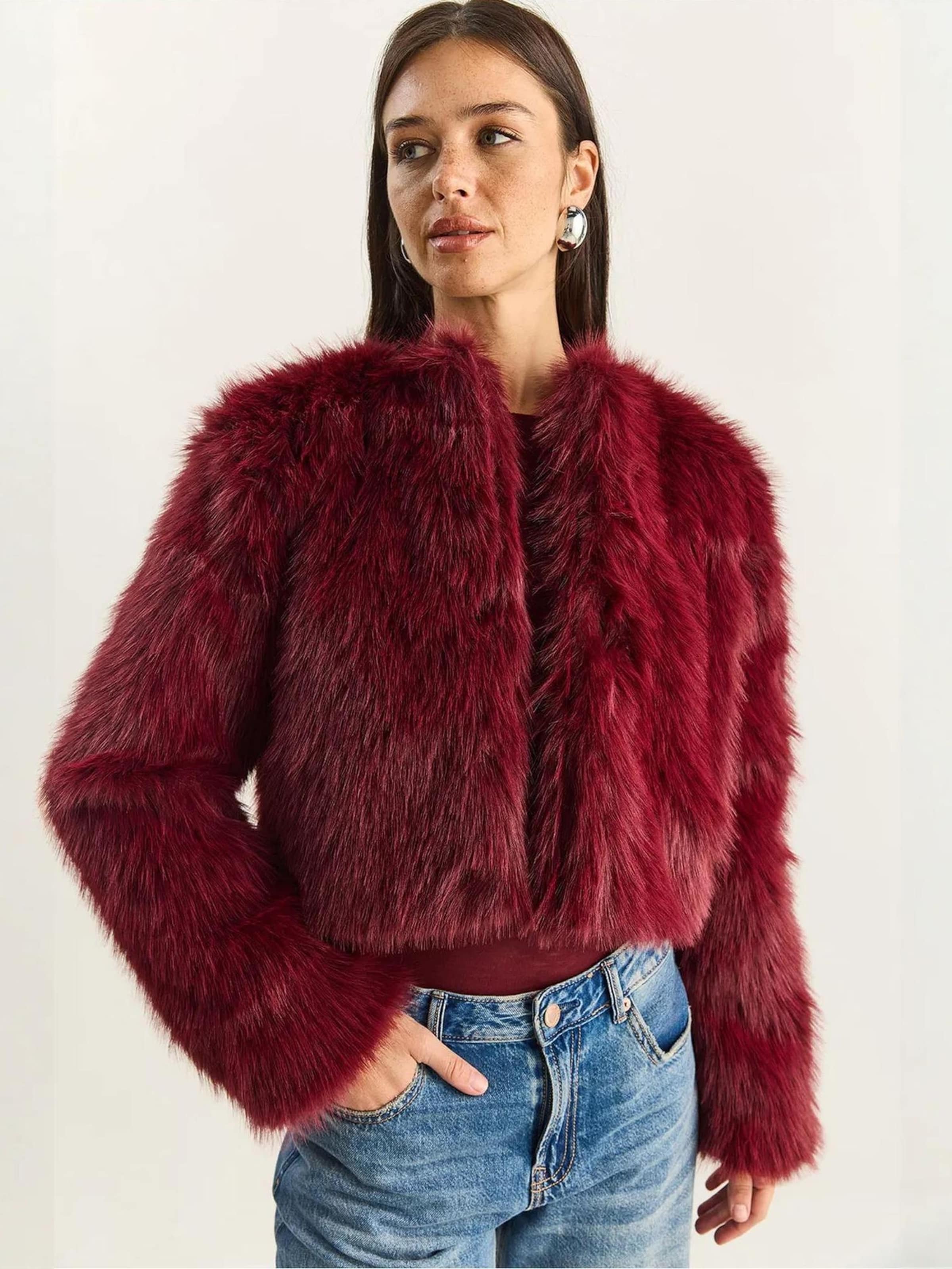 Bianco Lucci Зимнее пальто в цвете бургунди
Bianco Lucci Зимнее пальто в цвете бургунди