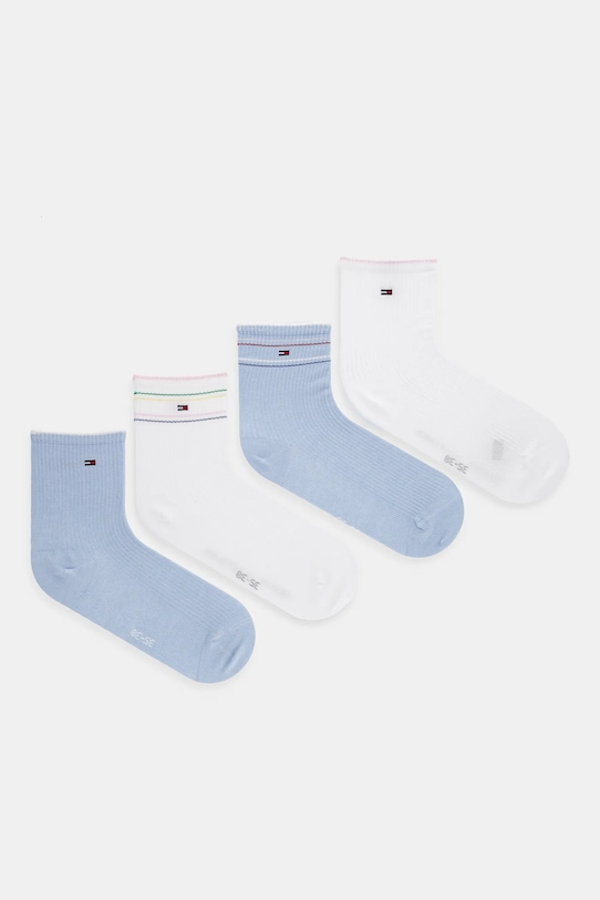Носки 4 пары Tommy Hilfiger, белый 
Носки 4 пары Tommy Hilfiger, белый