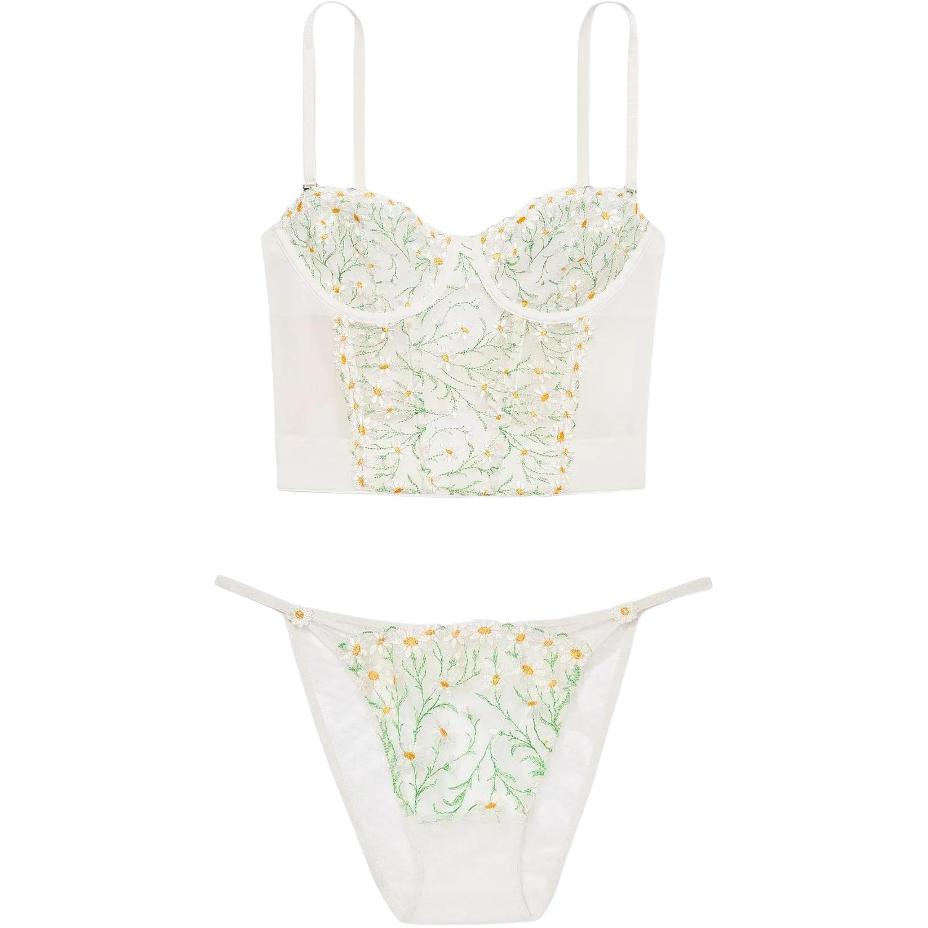 Victoria's Secret Женский комплект белья White Floral
Victoria's Secret Женский комплект белья White Floral