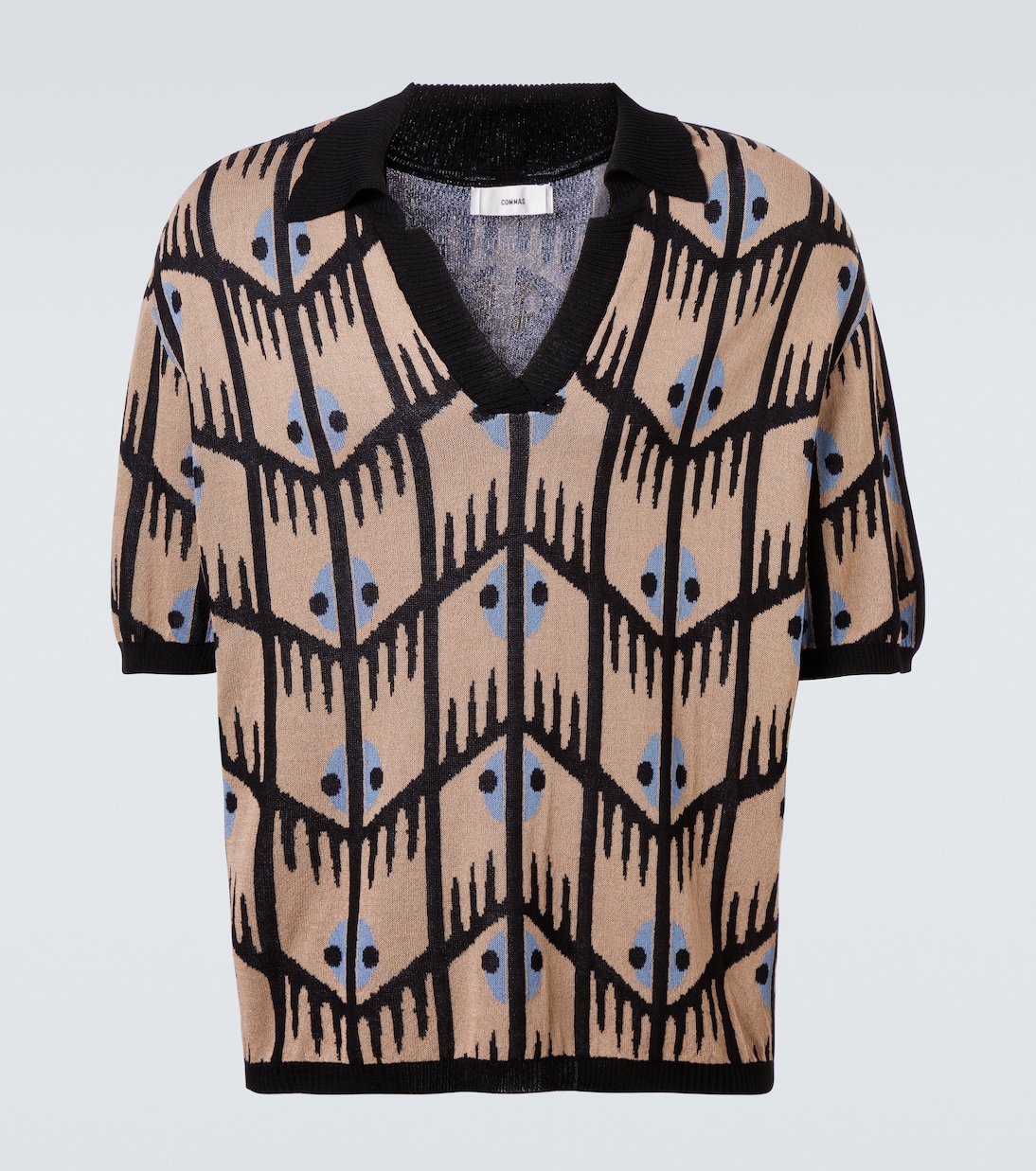Джаккардовая поло Commas, бежевый
Джаккардовая поло Commas, бежевый