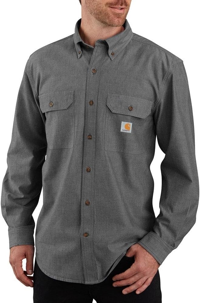 Carhartt мужская рубашка с длинным рукавом, свободного кроя, из плотного шамбре, Black Chambray
Carhartt мужская рубашка с длинным рукавом, свободного кроя, из плотного шамбре, Black Chambray