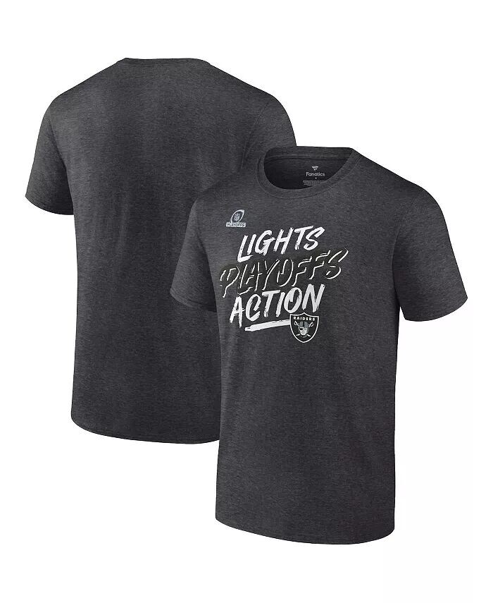 Мужская футболка с древесным углем Las Vegas Raiders 2021 Nfl Playoffs Bound Lights Action Fanatics
Мужская футболка с древесным углем Las Vegas Raiders 2021 Nfl Playoffs Bound Lights Action Fanatics