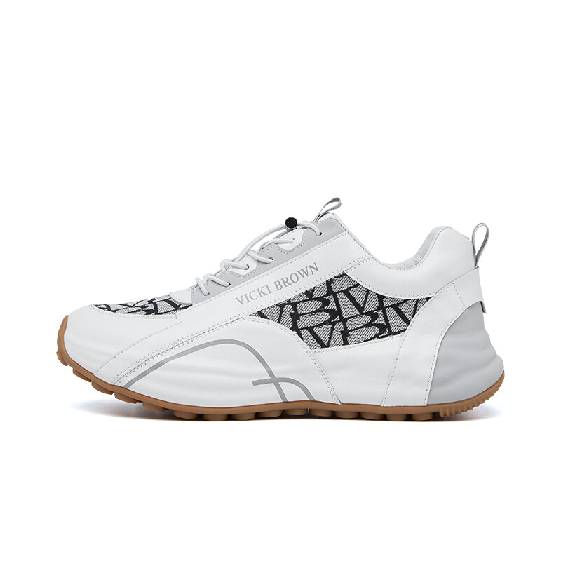 Кроссовки мужские толстые низкие Vicki Brown, белый/черный
Кроссовки мужские толстые низкие Vicki Brown, белый/черный