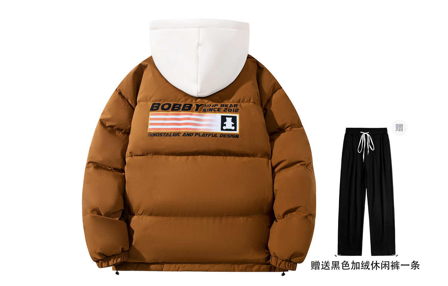 BOBBY ABLEY Унисекс пуховик, Coffee (Comes with Fleece-Lined Casual Pants)
BOBBY ABLEY Унисекс пуховик, Coffee (Comes with Fleece-Lined Casual Pants)