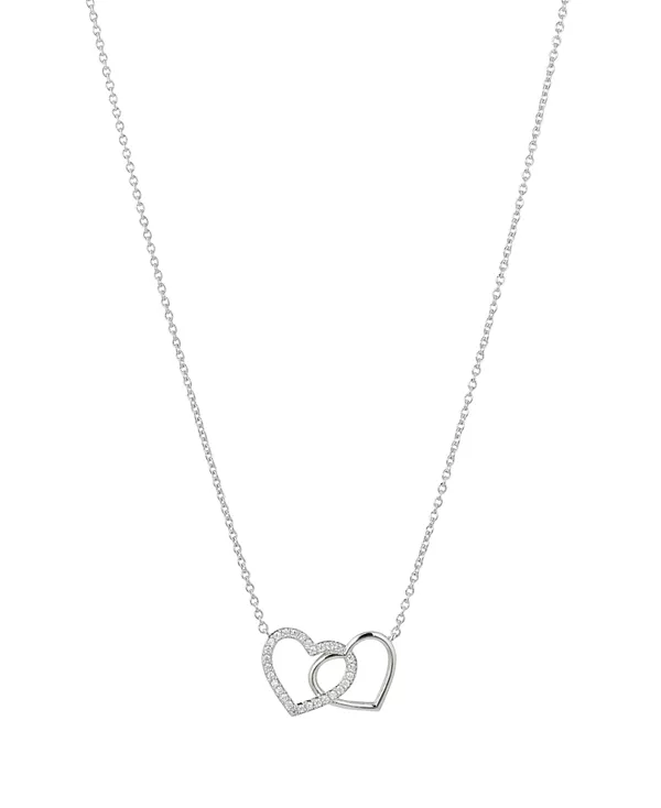 Серебряное ожерелье с двумя сердцами 16 дюймов + удлинитель 2 дюйма Eliot Danori, silver
Серебряное ожерелье с двумя сердцами 16 дюймов + удлинитель 2 дюйма Eliot Danori, silver