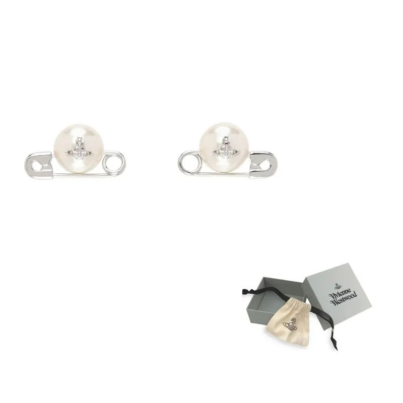 Vivienne Westwood Серебряные серьги из латуни Women's Silver/White
Vivienne Westwood Серебряные серьги из латуни Women's Silver/White