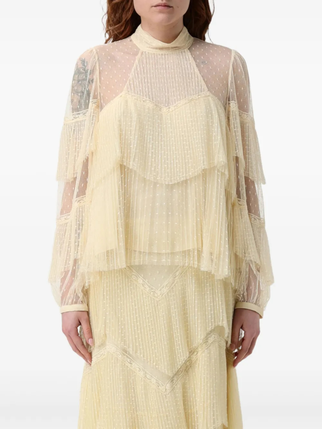 Блузка с оборками TWINSET, желтый
Блузка с оборками TWINSET, желтый