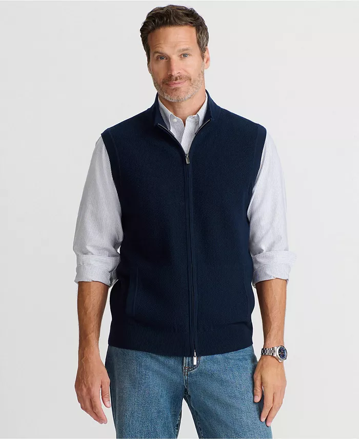Мужской стираемый жилет-свитер на молнии из мериноса Lands' End, синий
Мужской стираемый жилет-свитер на молнии из мериноса Lands' End, синий