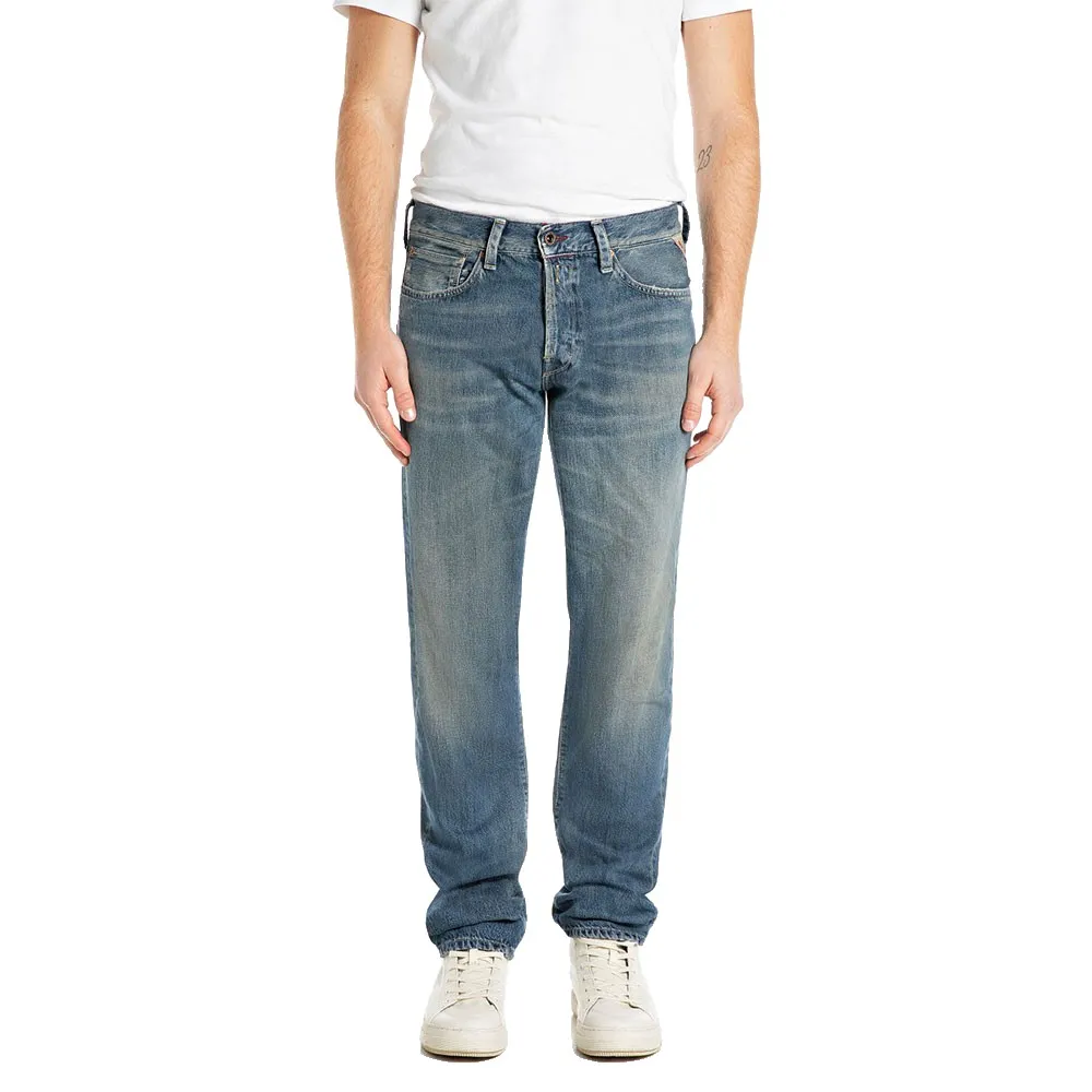 Джинсы Replay M1039R.000.81496A, синий
Джинсы Replay M1039R.000.81496A, синий