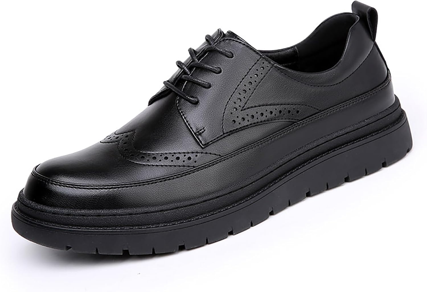 Мужские броги на платформе из натуральной кожи с классическим округлым носком, шнуровкой, мягкой подошвой, делового стиля, оксфорды для вождения, свадьбы и вечеринок Hdfdb, черный
Мужские броги на платформе из натуральной кожи с классическим округлым носком, шнуровкой, мягкой подошвой, делового стиля, оксфорды для вождения, свадьбы и вечеринок Hdfdb, черный