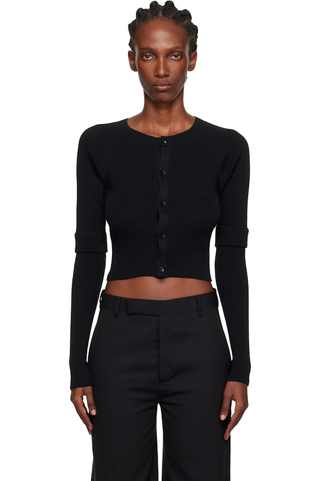 Короткий кардиган с двумя рукавами Y'S, черный
Короткий кардиган с двумя рукавами Y'S, черный