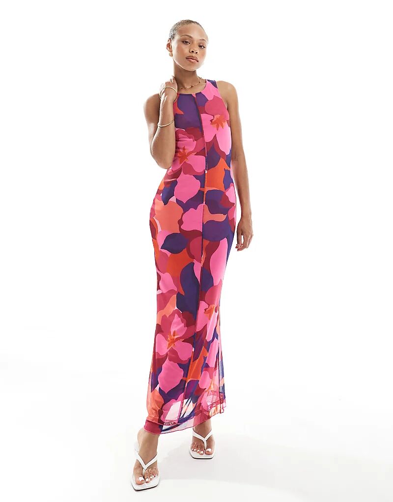 Платье Vero Moda без рукавов с сетчатым швом спереди и ярким абстрактным принтом
Платье Vero Moda без рукавов с сетчатым швом спереди и ярким абстрактным принтом