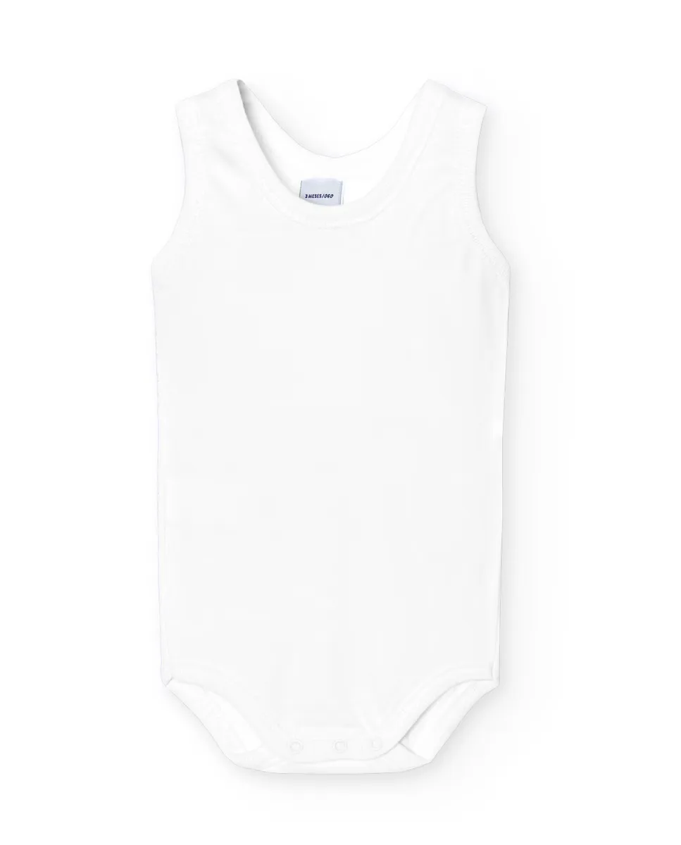 В упаковке 2 детских боди на широких бамбуковых бретелях BABIDÚ, белый
В упаковке 2 детских боди на широких бамбуковых бретелях BABIDÚ, белый
