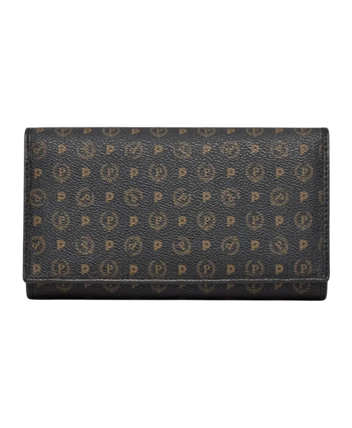 Классический кошелек с логотипом Heritage Pollini, черный
Классический кошелек с логотипом Heritage Pollini, черный