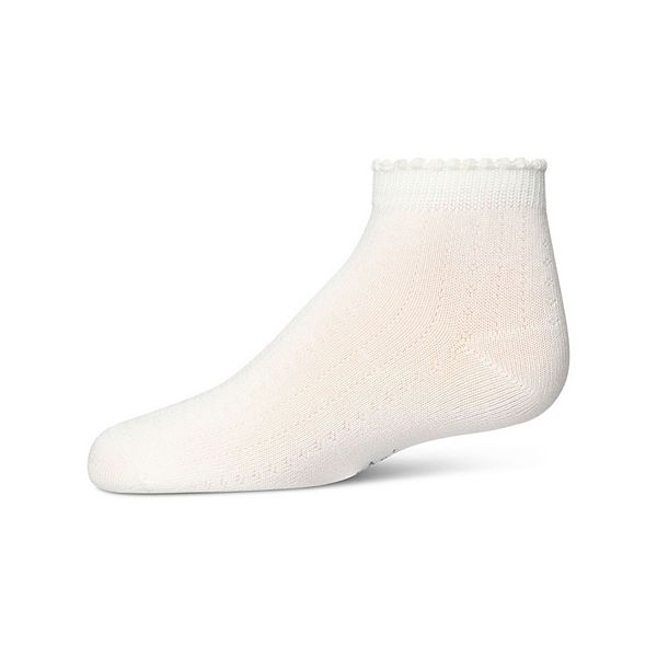 Ажурный носок с цветочным принтом и фигурным краем Memoi, Winter White
Ажурный носок с цветочным принтом и фигурным краем Memoi, Winter White