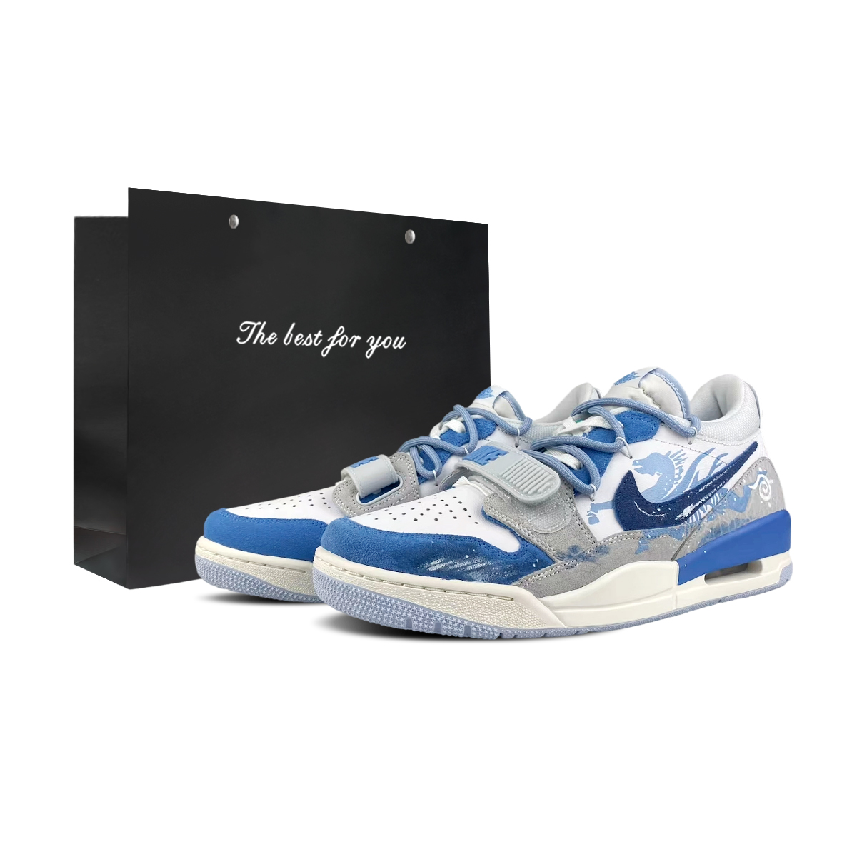Легкие Legacy 312 устойчивые к истиранию низкие баскетбольные кроссовки Unisex White Blue Jordan, синий
Легкие Legacy 312 устойчивые к истиранию низкие баскетбольные кроссовки Unisex White Blue Jordan, синий