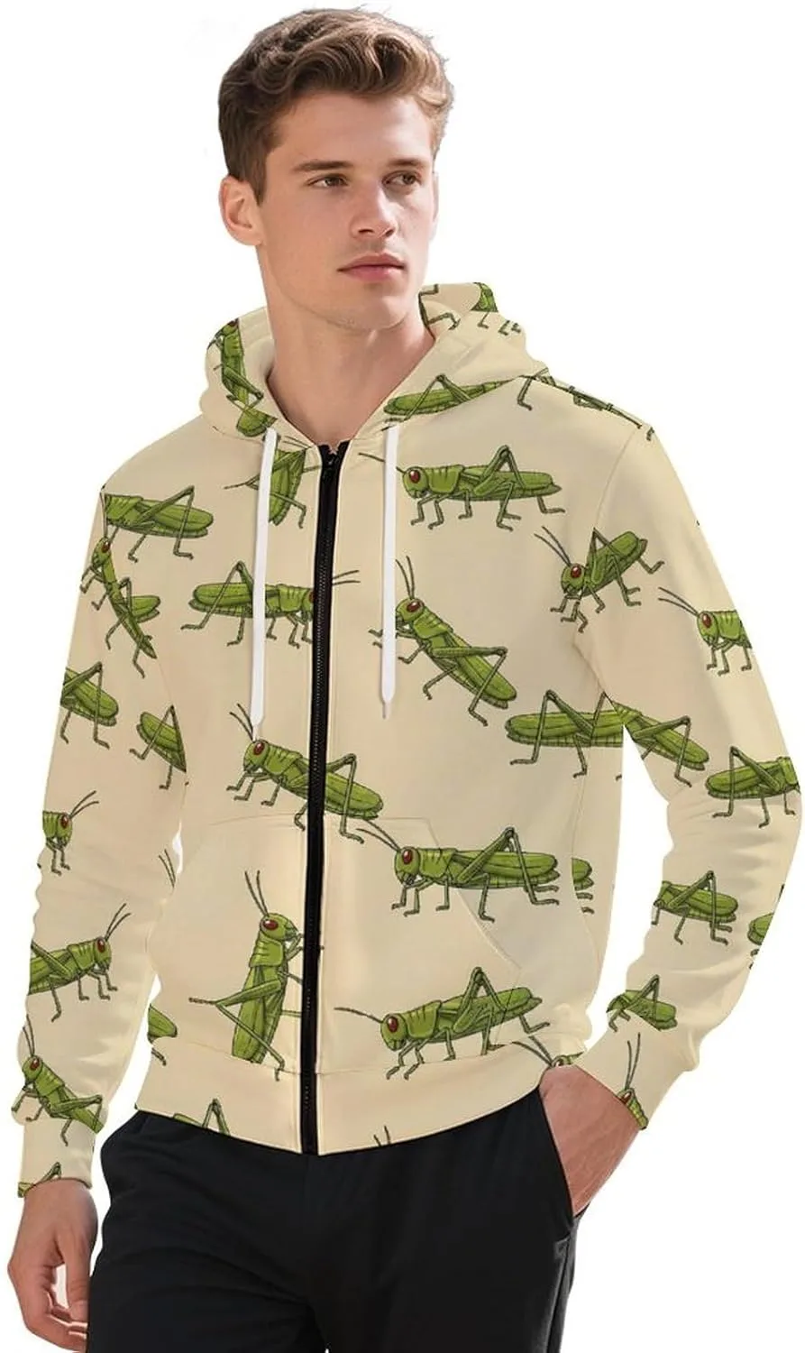 Толстовка с капюшоном Full Zip Up для мужчин, с принтом Fruit Donuts, карманом и шнурком GemGam
Толстовка с капюшоном Full Zip Up для мужчин, с принтом Fruit Donuts, карманом и шнурком GemGam