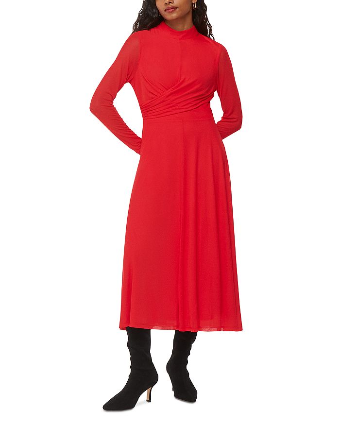 Сетчатое платье Petite Arabella со сборками Whistles, красный
Сетчатое платье Petite Arabella со сборками Whistles, красный