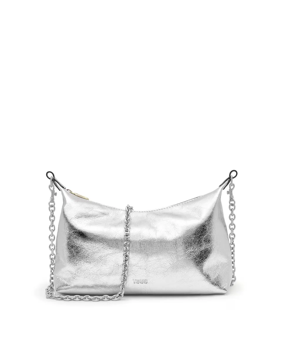 Женская многопозиционная мини-сумка через плечо Hold Tous, серебряный
Женская многопозиционная мини-сумка через плечо Hold Tous, серебряный