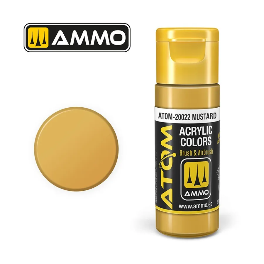 Горчица, ATOM Acrylic Paints
Горчица, ATOM Acrylic Paints