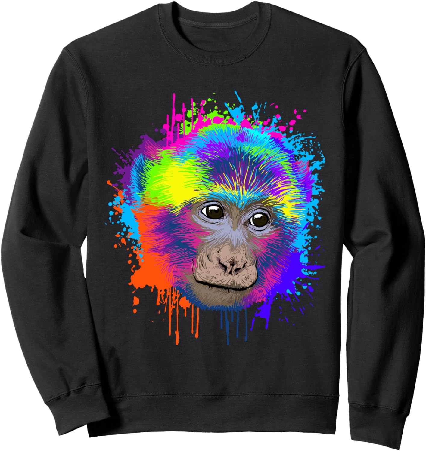 Толстовка Splash Art Monkey Gift для любителя обезьян Colorful Baby Monkey Gift Ideas, черный
Толстовка Splash Art Monkey Gift для любителя обезьян Colorful Baby Monkey Gift Ideas, черный