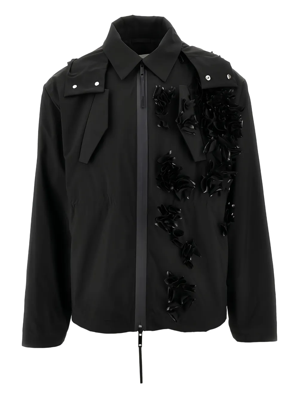 Парка Vitto с цветочными украшениями Coccinelle, черный 
Парка Vitto с цветочными украшениями Coccinelle, черный