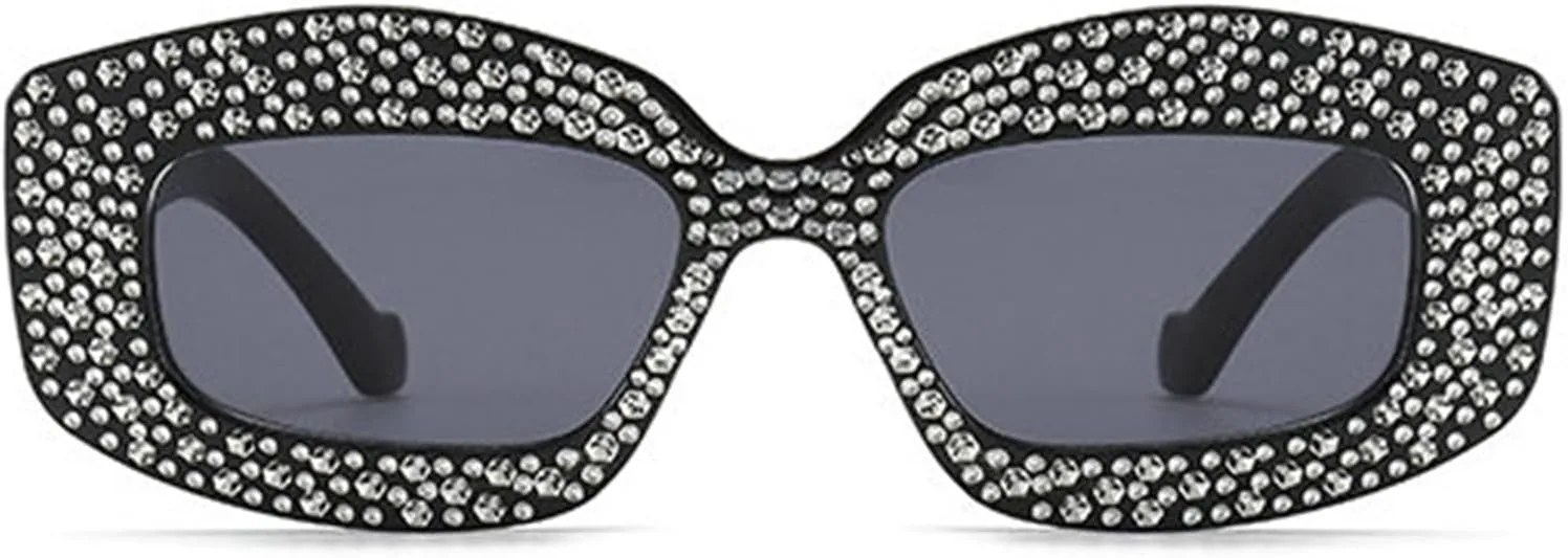 Солнцезащитные очки Willochra Fashion Crystal неправильной формы в стиле Y2K для женщин, квадратные элегантные солнцезащитные очки с блестящими стразами F25, Black
Солнцезащитные очки Willochra Fashion Crystal неправильной формы в стиле Y2K для женщин, квадратные элегантные солнцезащитные очки с блестящими стразами F25, Black