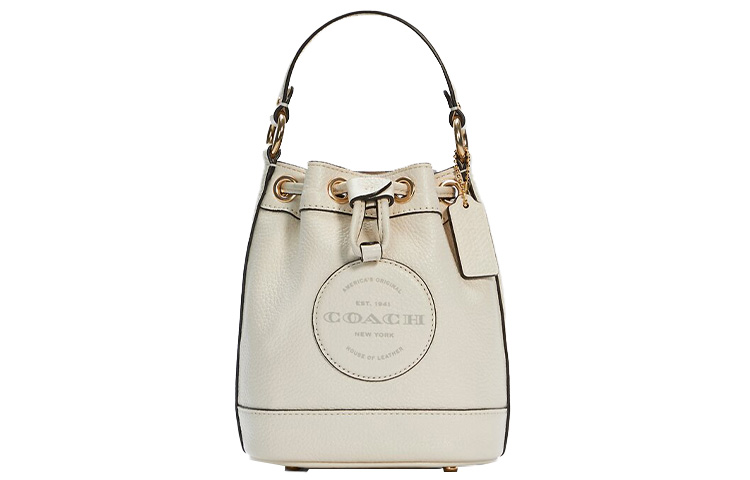 COACH Сумка-ведро из гладкой кожи с камешками
COACH Сумка-ведро из гладкой кожи с камешками