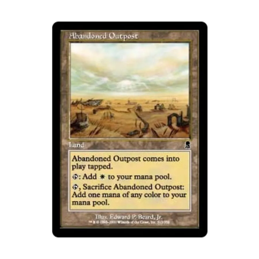 CCG Заброшенный аванпост (С), MTG - Odyssey
CCG Заброшенный аванпост (С), MTG - Odyssey