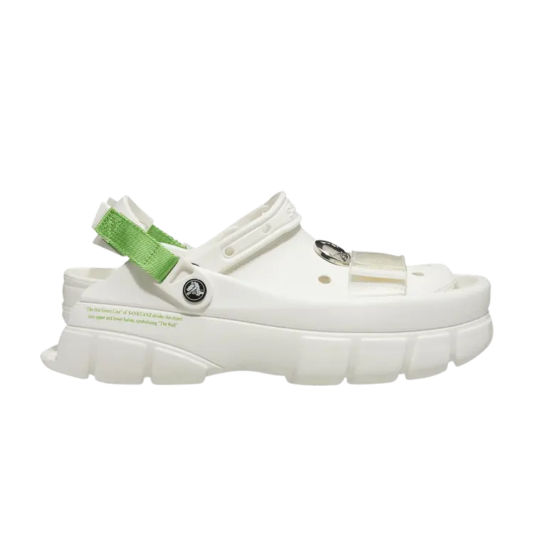 Сабо Sankuanz x Clog 'White Green', белый
Сабо Sankuanz x Clog 'White Green', белый