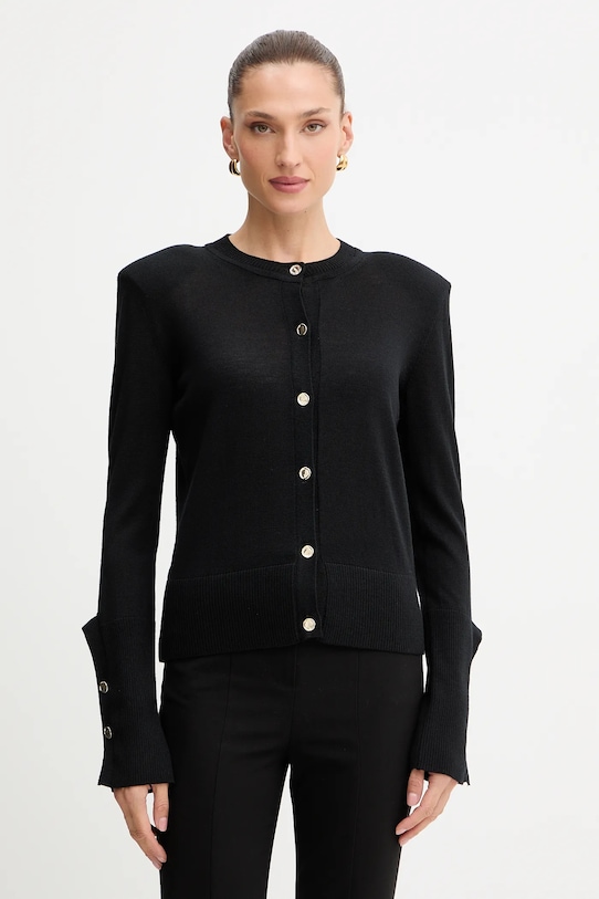 Шерстяной кардиган Simona Corsellini, черный
Шерстяной кардиган Simona Corsellini, черный
