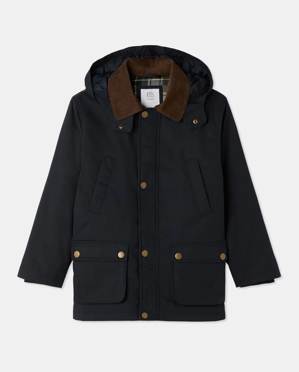 Детская вощеная парка в клетку с подкладкой Kids El Corte Inglés, темно-синий
Детская вощеная парка в клетку с подкладкой Kids El Corte Inglés, темно-синий