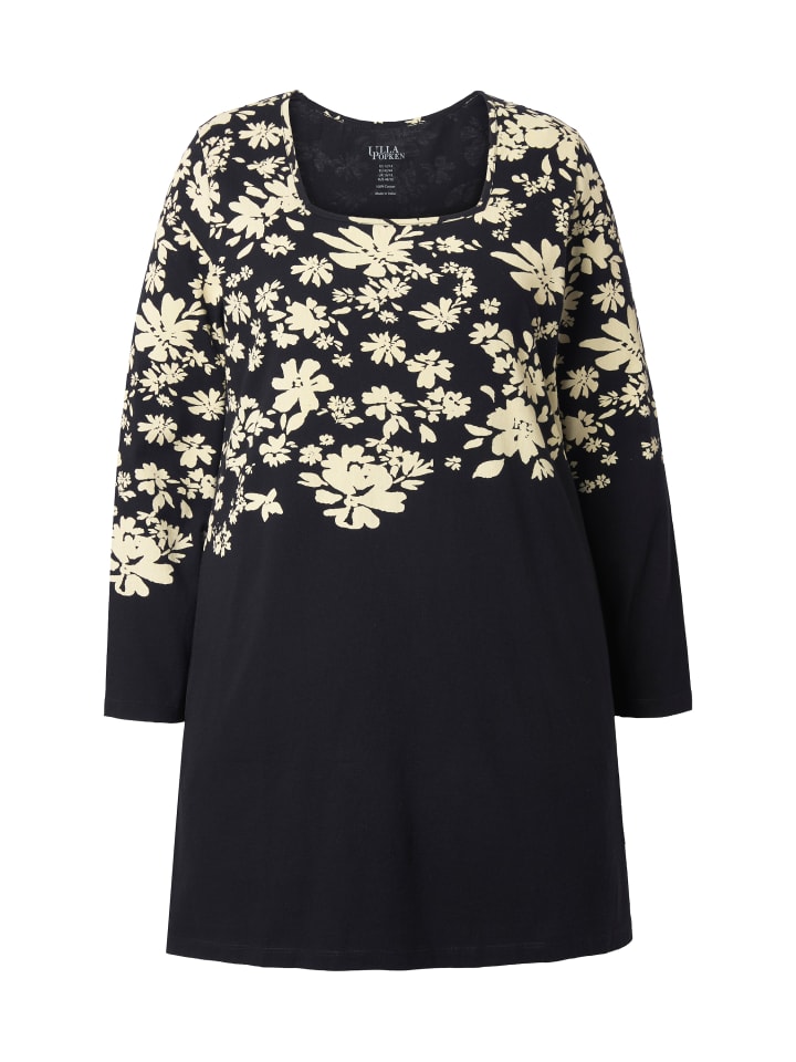 Длинная рубашка черного цвета Ulla Popken
Длинная рубашка черного цвета Ulla Popken