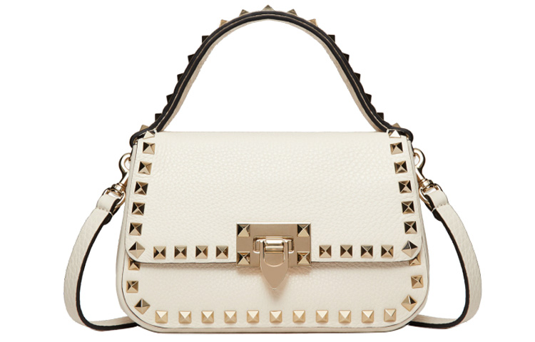 Сумка через плечо Valentino из зернистой телячьей кожи небольшого размера, белая
Сумка через плечо Valentino из зернистой телячьей кожи небольшого размера, белая