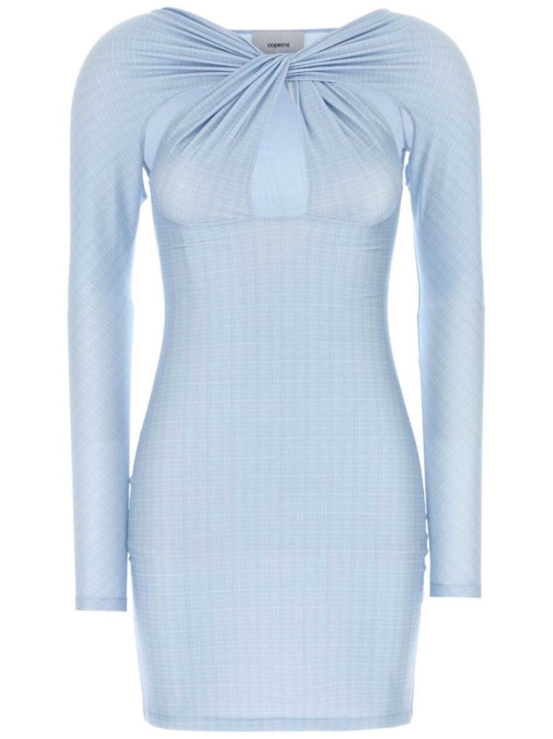 Мини-платье Coperni Twisted, синий
Мини-платье Coperni Twisted, синий