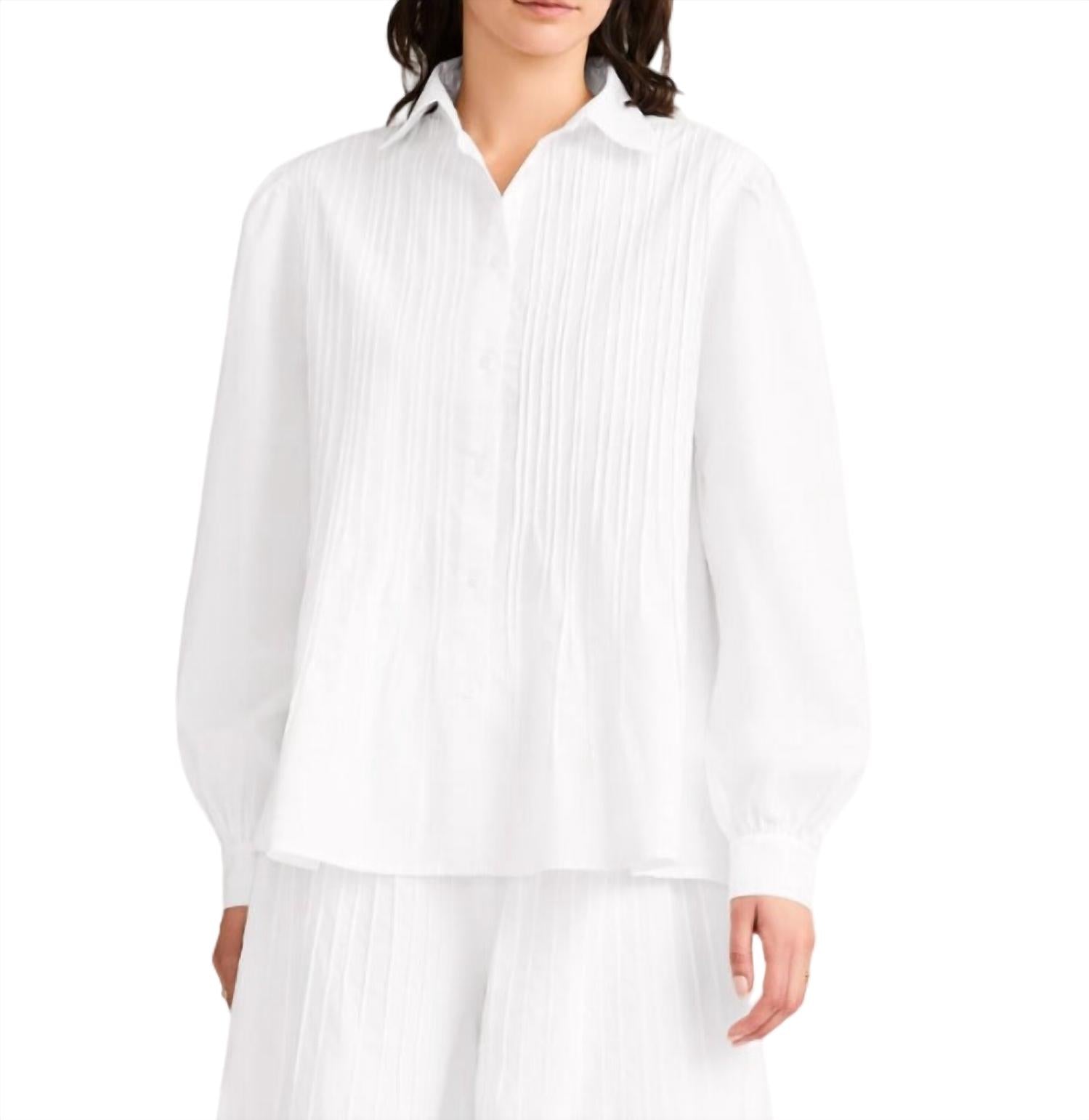 Блузка Huxley белого цвета Merlette 
Блузка Huxley белого цвета Merlette