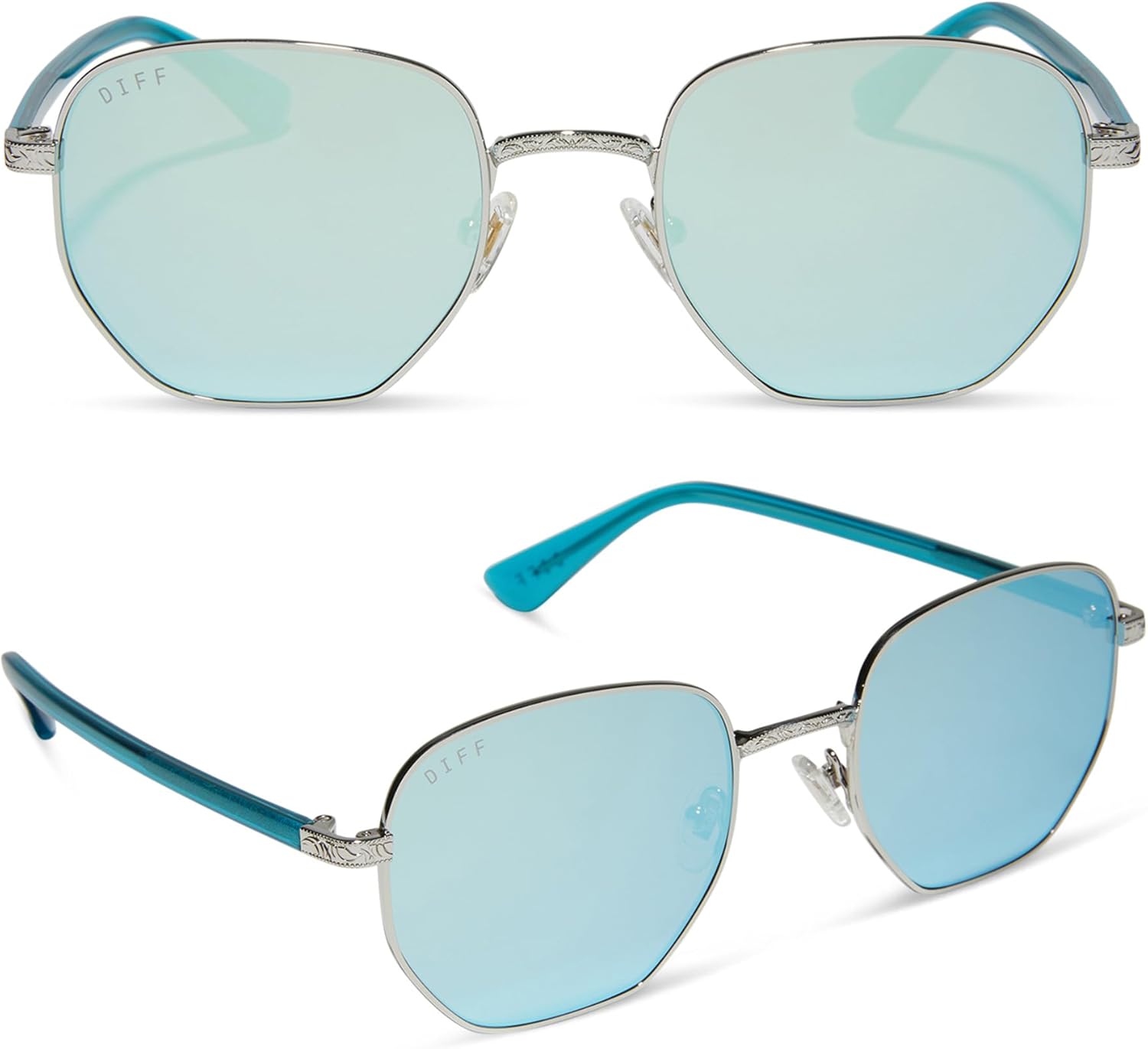 Женские дизайнерские солнцезащитные очки DIFF Jessie James Decker JJD с защитой UV400, серебристый с бирюзовым ледяным зеркальным эффектом, Silver + Turquoise Ice Mirror
Женские дизайнерские солнцезащитные очки DIFF Jessie James Decker JJD с защитой UV400, серебристый с бирюзовым ледяным зеркальным эффектом, Silver + Turquoise Ice Mirror