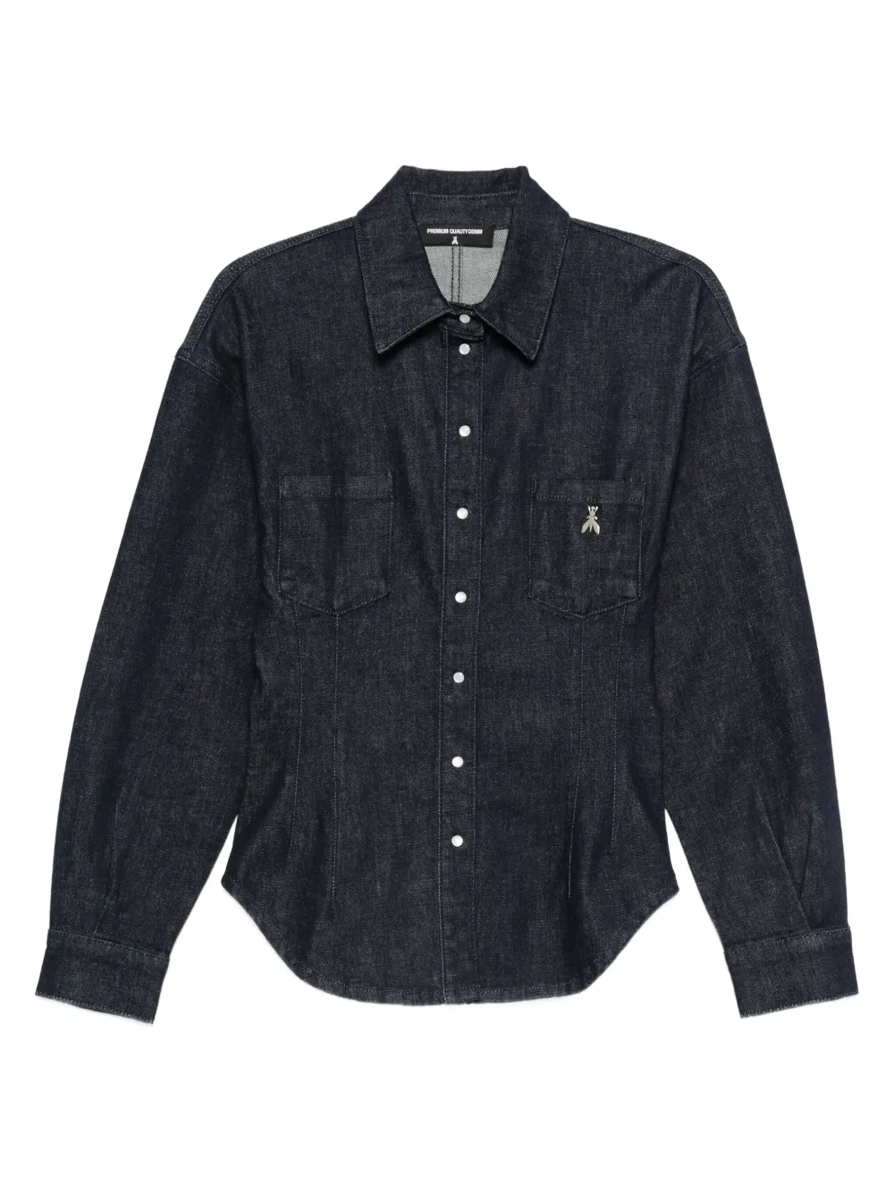 Джинсовая рубашка с рукавами-фонариками Patrizia Pepe, синий
Джинсовая рубашка с рукавами-фонариками Patrizia Pepe, синий