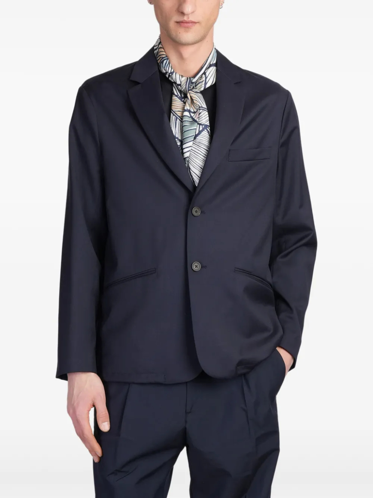 Блейзер из натуральной шерсти Emporio Armani, синий
Блейзер из натуральной шерсти Emporio Armani, синий