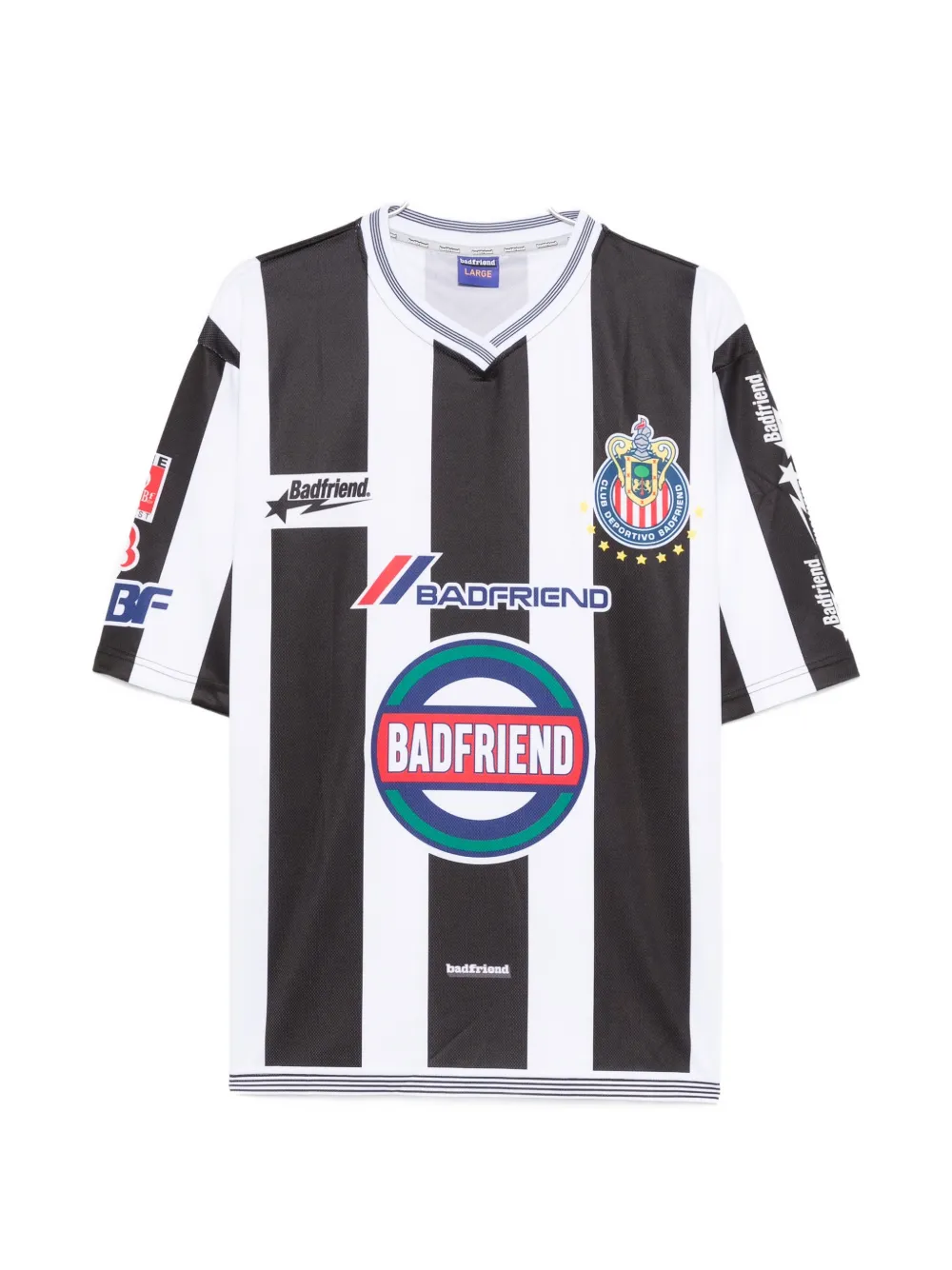 Футболка из трикотажа в полоску Badfriend, черный
Футболка из трикотажа в полоску Badfriend, черный