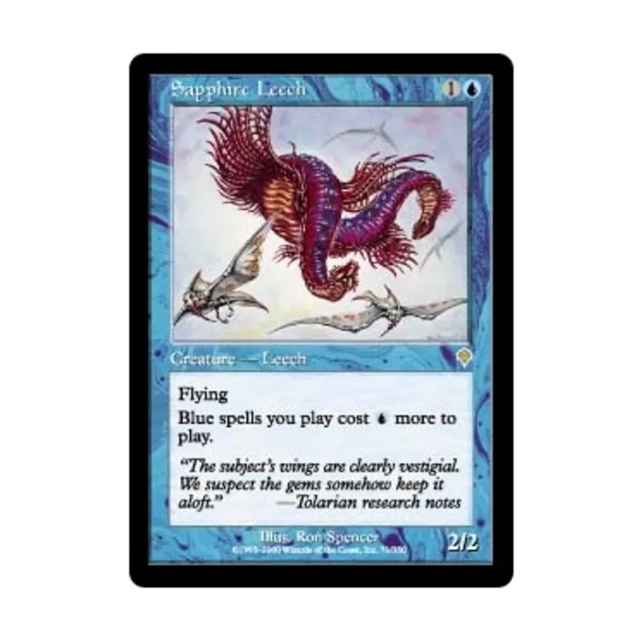 CCG Сапфировая пиявка (клавиша R), MTG - Invasion
CCG Сапфировая пиявка (клавиша R), MTG - Invasion