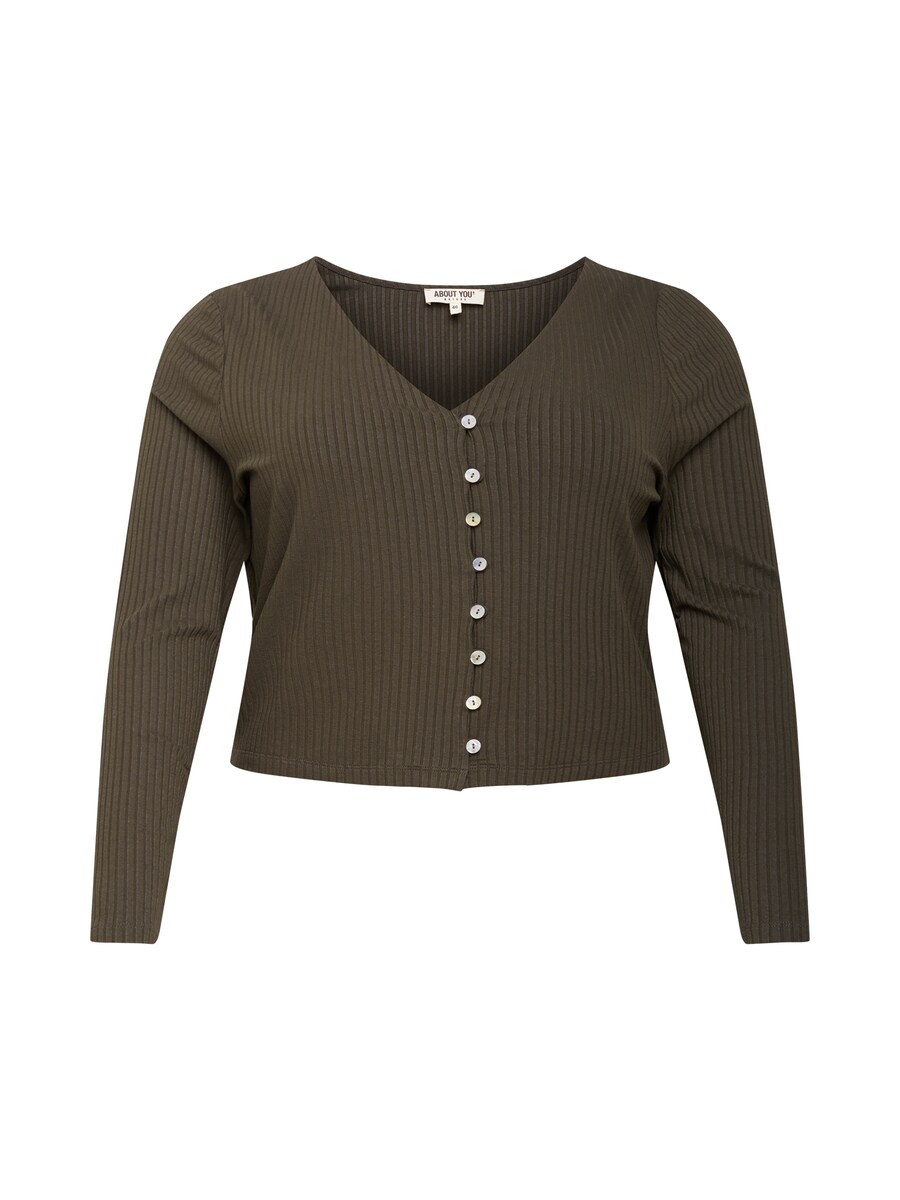 Рубашка ABOUT YOU Curvy Selena, хаки
Рубашка ABOUT YOU Curvy Selena, хаки