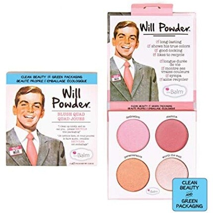 Щеки от Cosmetics Will Powder Quad, Thebalm
Щеки от Cosmetics Will Powder Quad, Thebalm