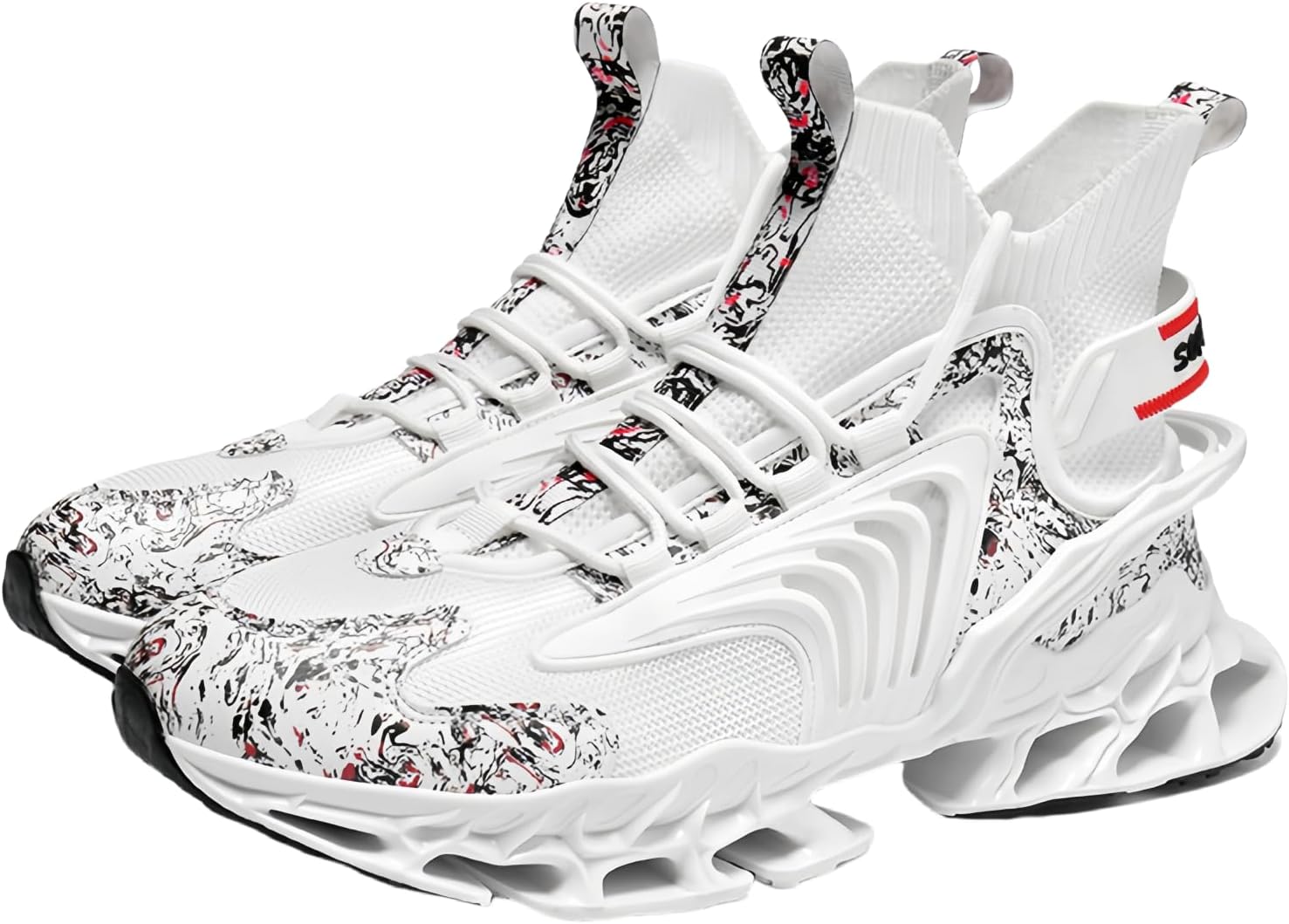 Высокие кроссовки для мужчин, модные беговые с амортизатором, противоскользящие, для улицы, для тренировок и баскетбола Warktmy, белый
Высокие кроссовки для мужчин, модные беговые с амортизатором, противоскользящие, для улицы, для тренировок и баскетбола Warktmy, белый